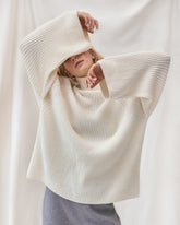 Milda: Sea Salt Merino Wool Sweater